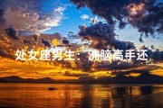处女座男生：洗脑高手还是善良传播者？