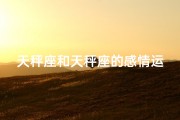 天秤座和天秤座的感情运势一样吗(天秤座的感情运势：是否如天秤座一样平衡？)