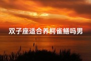 双子座适合养鳄雀鳝吗男生;双子座能养什么动物