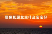 属兔和属龙生什么宝宝好命运,属龙属兔生儿育女最佳搭配