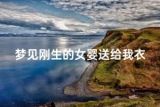 梦见刚生的女婴送给我衣服(梦见把刚出生的女儿送人解梦)