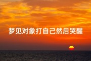 梦见对象打自己然后哭醒了、梦见对象打人