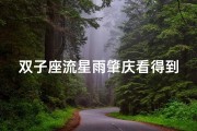 双子座流星雨肇庆看得到吗(双子座流星雨肇庆观赏指南)