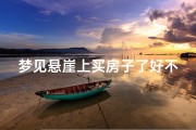 梦见悬崖上买房子了好不好-梦见悬崖悬崖