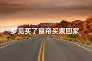 梦见买了窗帘买票回家_梦到自己买窗帘