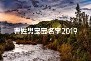 曹姓男宝宝名字2019年(2019曹姓男宝宝，寓意吉祥的精选名字)