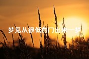 梦见从很低的门出来—梦见从很低的门出来好不好