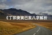 《丁卯庚寅己亥八字解析：女性命运奥秘揭晓》