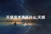 天蝎座本质是什么;天蝎座：人间的宝藏之谜？