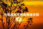 天蝎座喜欢被摩羯座依赖吗知乎_天蝎摩羯：依赖背后的深情火花