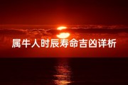 属牛人时辰寿命吉凶详析：揭秘命运密码